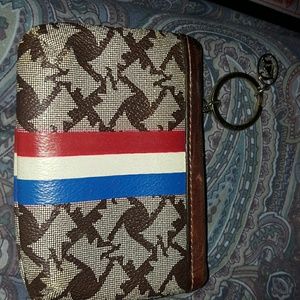 Juicy Couture leather wallet with key fob